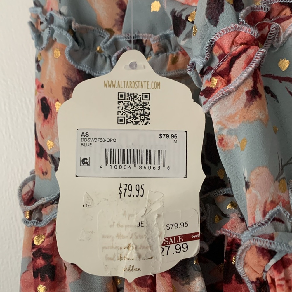 Gorgeous Altard State Babydoll Dress Size M NWT - Picture 4 of 9
